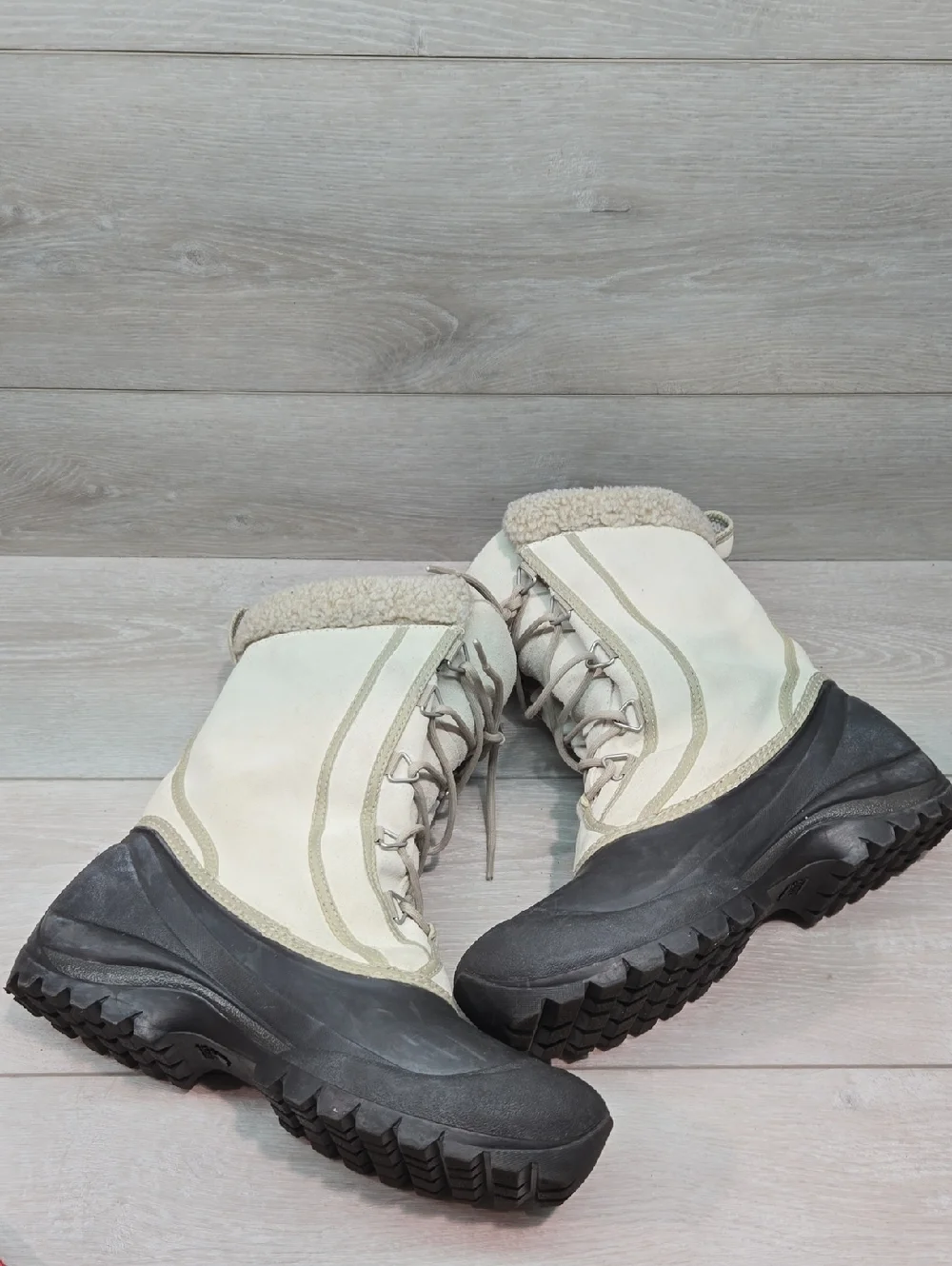 Sorel Women's Thinsulated Insulated Boots Leather Duck Rubber Shoes Sz 10